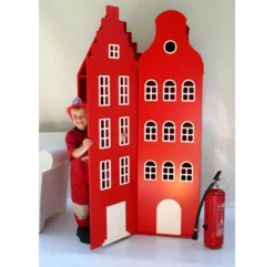 Armoire Maison Amsterdam Cloche - Blanc -LES ENFANTS DU DESIGN Soldes armoire maison amsterdam kast van een huis 4 1264x1234