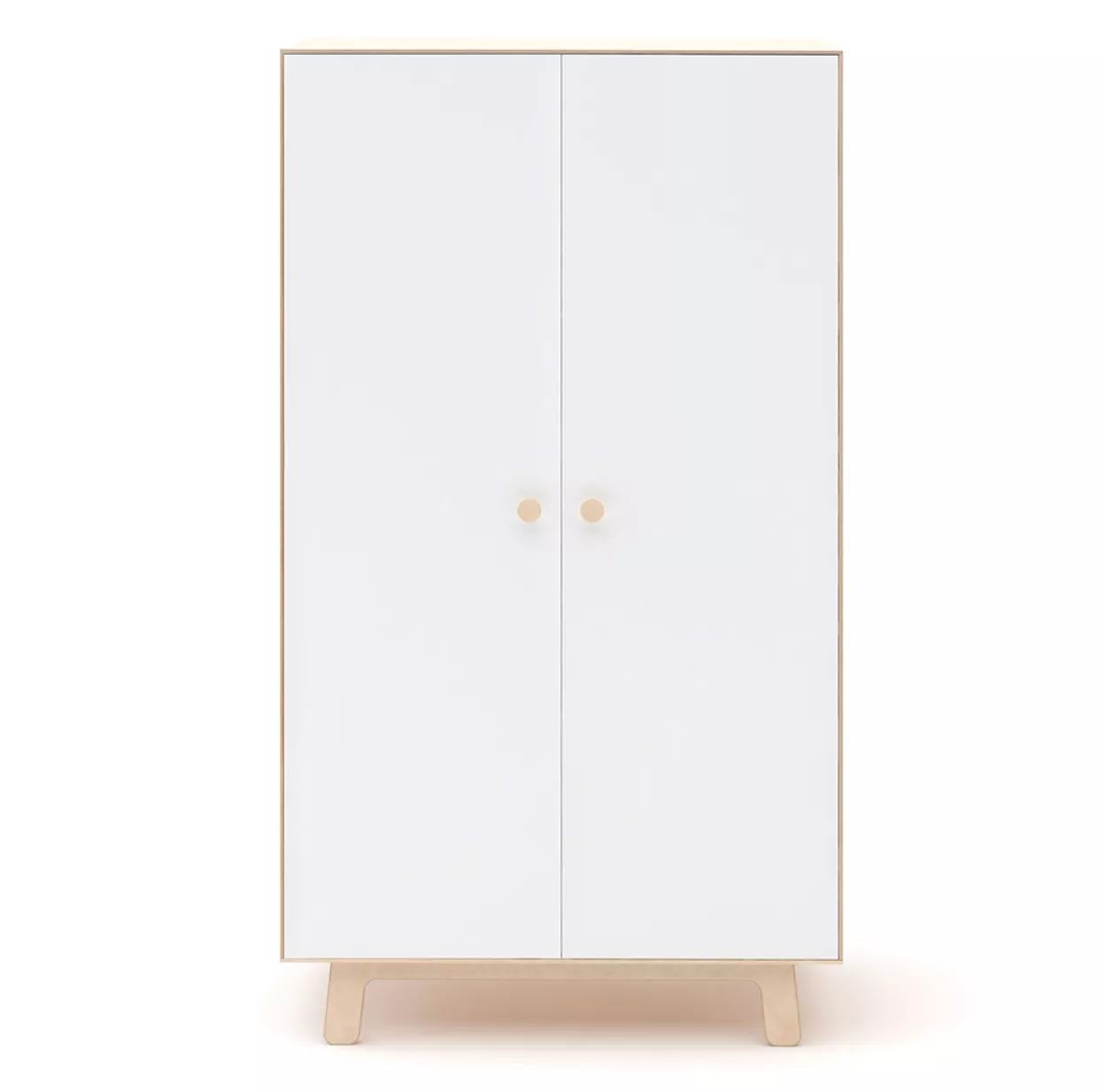 Armoire Merlin - Blanc/Bouleau 3 Armoire Merlin - Blanc/Bouleau
