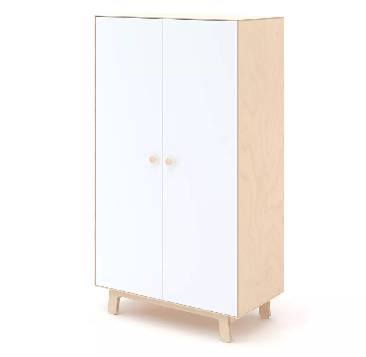 Armoire Merlin - Blanc/Bouleau 4 Armoire Merlin - Blanc/Bouleau – Image 2
