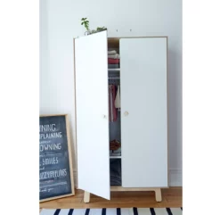 Armoire Merlin - Blanc/Bouleau 8 Armoire Merlin - Blanc/Bouleau -LES ENFANTS DU DESIGN Soldes armoire merlin bouleau oeuf nyc 3 1264x1234