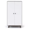 Armoire Merlin - Blanc/Noyer -LES ENFANTS DU DESIGN Soldes armoire merlin noyer oeuf nyc 1 1264x1234