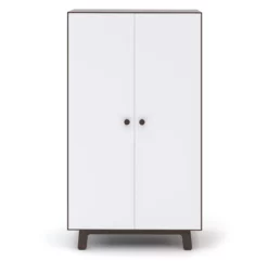 Armoire Merlin - Blanc/Noyer