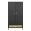 Armoire En Bois Et Cannage Rotin Nami - Noir -LES ENFANTS DU DESIGN Soldes armoire rotin anthracite nami theo 1 1264x1234