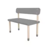Banc Enfant Avec Dossier - Gris -LES ENFANTS DU DESIGN Soldes banc 82 10058 65 flexa play 1 1264x1234