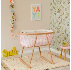 Berceau Kumi - Rose -LES ENFANTS DU DESIGN Soldes berceau kumi charlie crane rose 4 1264x1234