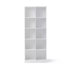 Bibliothèque Wood 2x5 Verticale Avec Socle