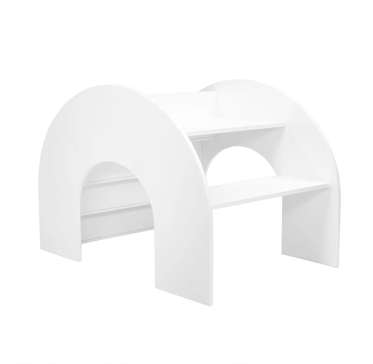 FitWood Bureau Bibliothèque Montessori KUMPU - Blanc 5 FitWood Bureau Bibliothèque Montessori KUMPU - Blanc – Image 3