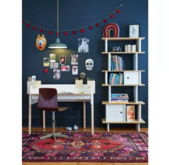 Bureau évolutif Brooklyn - Blanc/Bouleau -LES ENFANTS DU DESIGN Soldes bureau brooklyn bouleau oeuf nyc 3 1264x1234