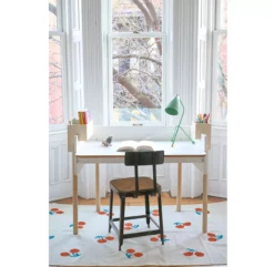 Bureau évolutif Brooklyn - Blanc/Bouleau -LES ENFANTS DU DESIGN Soldes bureau brooklyn bouleau oeuf nyc 5 1264x1234