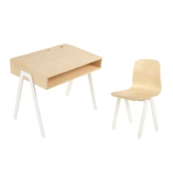 Bureau Et Chaise Enfant 2-6 Ans - Blanc
