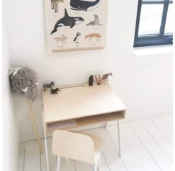 Bureau Et Chaise Enfant 2-6 Ans - Blanc -LES ENFANTS DU DESIGN Soldes bureau et chaise enfant in2wood blanc 10 1264x1234 1