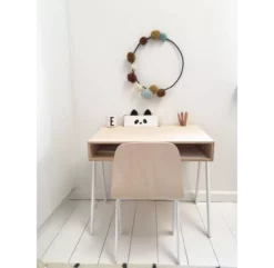 Bureau Et Chaise Junior 7-10 Ans - Blanc -LES ENFANTS DU DESIGN Soldes bureau et chaise enfant in2wood blanc 11 1264x1234