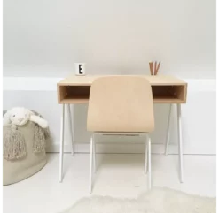 Bureau Et Chaise Enfant 2-6 Ans - Blanc -LES ENFANTS DU DESIGN Soldes bureau et chaise enfant in2wood blanc 12 1264x1234