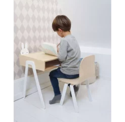 Bureau Et Chaise Enfant 2-6 Ans - Blanc -LES ENFANTS DU DESIGN Soldes bureau et chaise enfant in2wood blanc 1 1264x1234 1