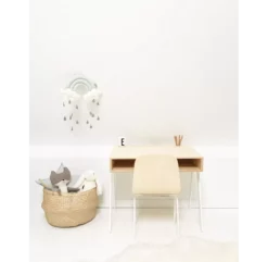 Bureau Et Chaise Enfant 2-6 Ans - Blanc -LES ENFANTS DU DESIGN Soldes bureau et chaise enfant in2wood blanc 3 1264x1234