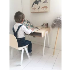 Bureau Et Chaise Enfant 2-6 Ans - Blanc -LES ENFANTS DU DESIGN Soldes bureau et chaise enfant in2wood blanc 7 1264x1234