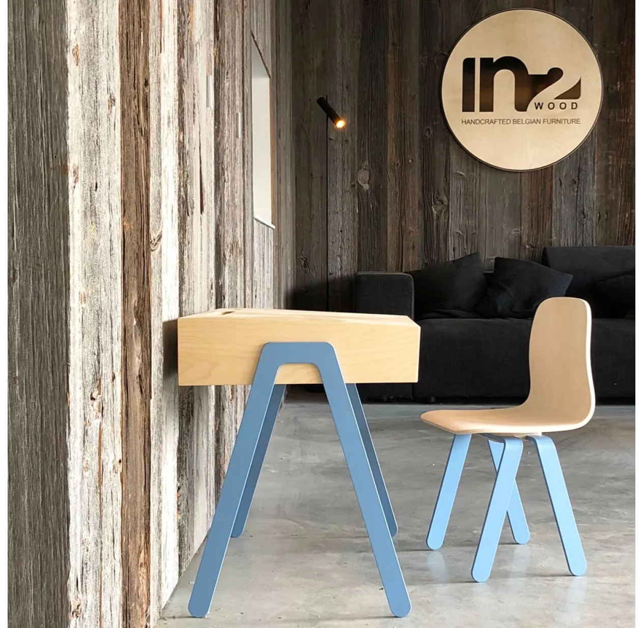 Bureau Et Chaise Enfant 2-6 Ans - Bleu 4 Bureau Et Chaise Enfant 2-6 Ans - Bleu – Image 2