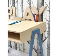 Bureau Et Chaise Enfant 2-6 Ans - Bleu 8 Bureau Et Chaise Enfant 2-6 Ans - Bleu -LES ENFANTS DU DESIGN Soldes bureau et chaise enfant in2wood bleu 2 1264x1234