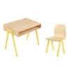 Bureau Et Chaise Enfant 2-6 Ans - Jaune -LES ENFANTS DU DESIGN Soldes bureau et chaise enfant in2wood jaune 0 1264x1234
