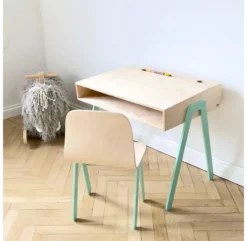 Devant -LES ENFANTS DU DESIGN Soldes bureau et chaise enfant in2wood mint 1 1264x1234 2