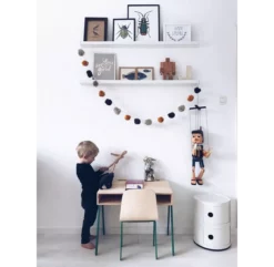 Bureau Et Chaise Enfant 2-6 Ans - Vert -LES ENFANTS DU DESIGN Soldes bureau et chaise enfant in2wood vert 10 1264x1234