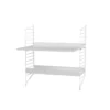 Bureau Mural évolutif 80 X 85 Cm - Blanc -LES ENFANTS DU DESIGN Soldes bureau mural evolutif bundles a blanc string furniture 1 1264x1234