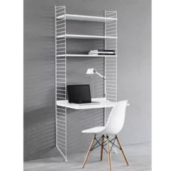 Plateau Bureau - Blanc -LES ENFANTS DU DESIGN Soldes bureau string blanc 3 1264x1234 2