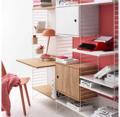 Caisson 1 Porte 58 X 30 Cm - Chêne -LES ENFANTS DU DESIGN Soldes caisson 1 porte 58 cm string furniture chene 3 1264x1234