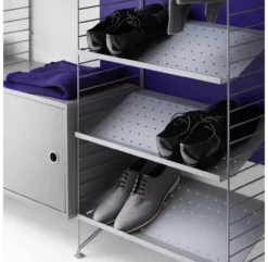 Caisson 1 Porte 58 X 30 Cm - Gris -LES ENFANTS DU DESIGN Soldes caisson 1 porte 58 cm string furniture gris 2 1264x1234