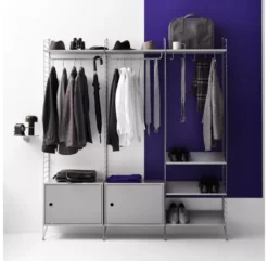 Caisson 1 Porte 58 X 30 Cm - Gris -LES ENFANTS DU DESIGN Soldes caisson 1 porte 58 cm string furniture gris 4 1264x1234