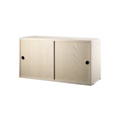 Caisson 2 Portes Coulissantes 78 Cm - Frêne