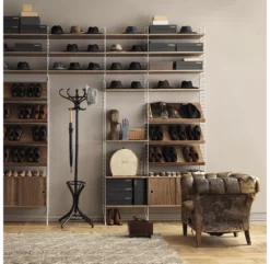 Caisson 2 Portes Coulissantes 78 Cm - Noyer 7 Caisson 2 Portes Coulissantes 78 Cm - Noyer -LES ENFANTS DU DESIGN Soldes caisson 2 portes 78x20 78x30 walnut string 3 1264x1234