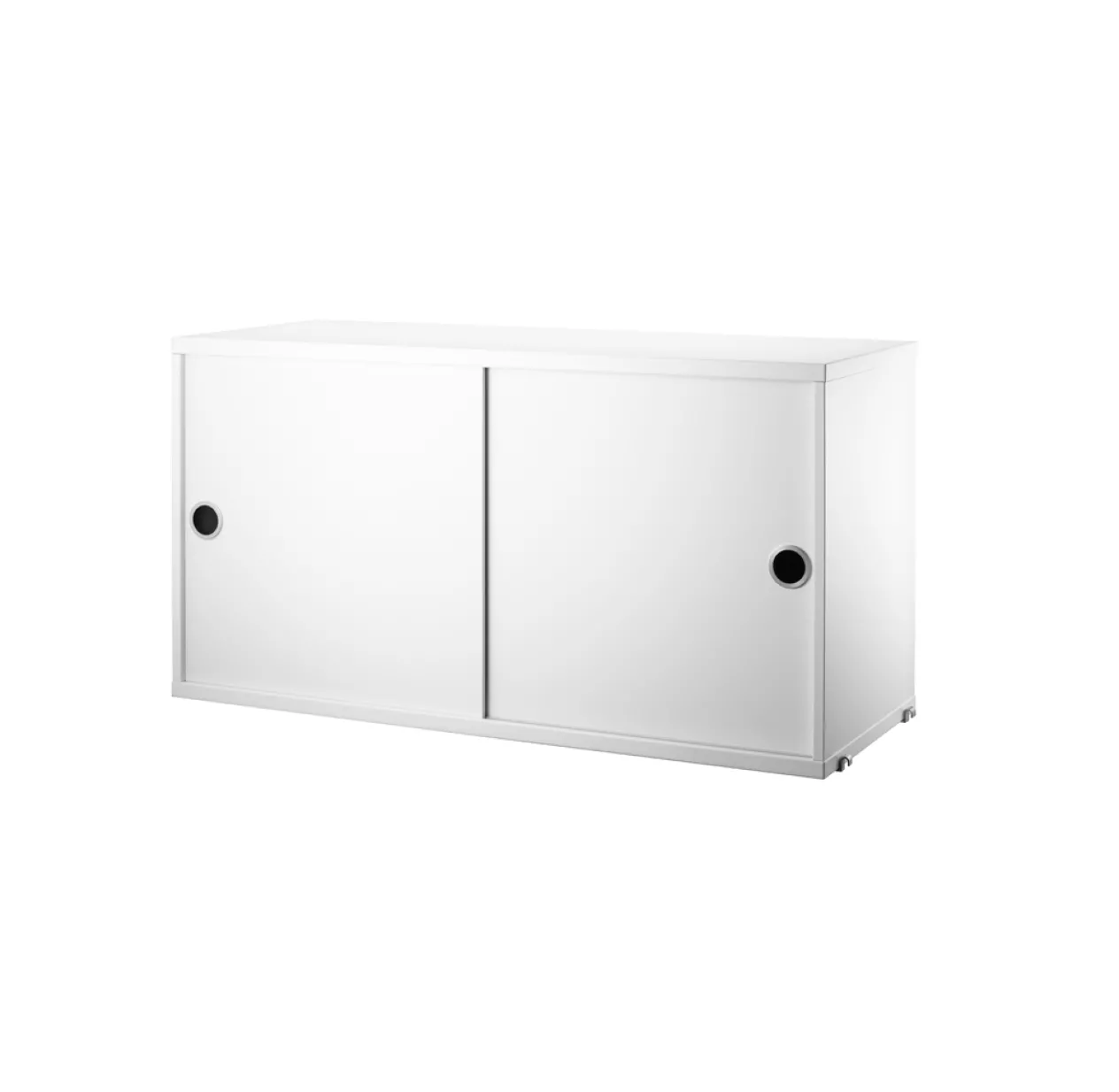 Caisson 2 Portes Coulissantes 78 Cm - Blanc 3 Caisson 2 Portes Coulissantes 78 Cm - Blanc