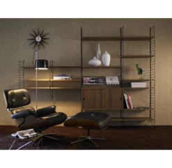 Pack 2 Portants Muraux Au Sol 200 X 30 Cm - Noir -LES ENFANTS DU DESIGN Soldes caisson 2 portes noyer string 1 1264x1234