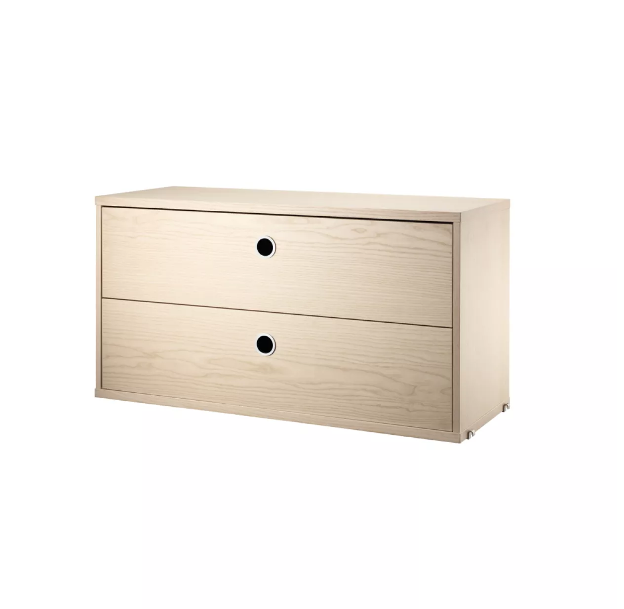 Caisson 2 Tiroirs 78 X 30 Cm - Frêne 3 Caisson 2 Tiroirs 78 X 30 Cm - Frêne