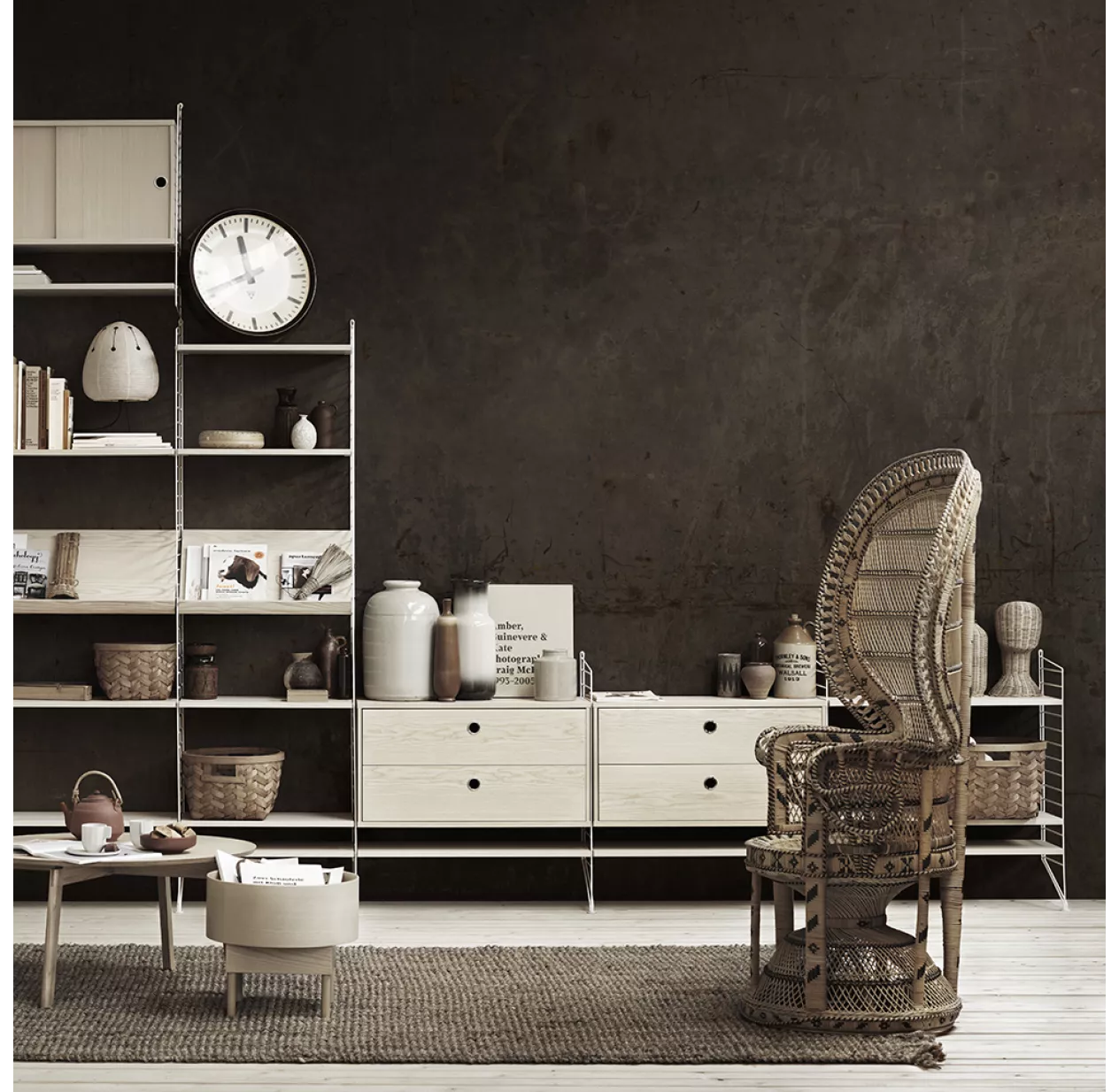 Caisson 2 Tiroirs 78 X 30 Cm - Frêne 5 Caisson 2 Tiroirs 78 X 30 Cm - Frêne – Image 3