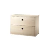 Caisson 2 Tiroirs 58 X 30 Cm - Frêne -LES ENFANTS DU DESIGN Soldes caisson tiroirs 58 cm string furniture frene 1 1264x1234