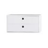 Caisson 2 Tiroirs 78 X 30 Cm - Blanc -LES ENFANTS DU DESIGN Soldes caissons 2 tiroirs string blanc 1264x1234