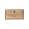 Caisson 2 Tiroirs 78 X 30 Cm - Chêne 2 Caisson 2 Tiroirs 78 X 30 Cm - Chêne -LES ENFANTS DU DESIGN Soldes caissons 2 tiroirs string chene 1264x1234