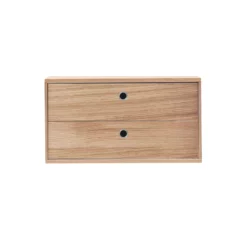 Caisson 2 Tiroirs 78 X 30 Cm - Chêne