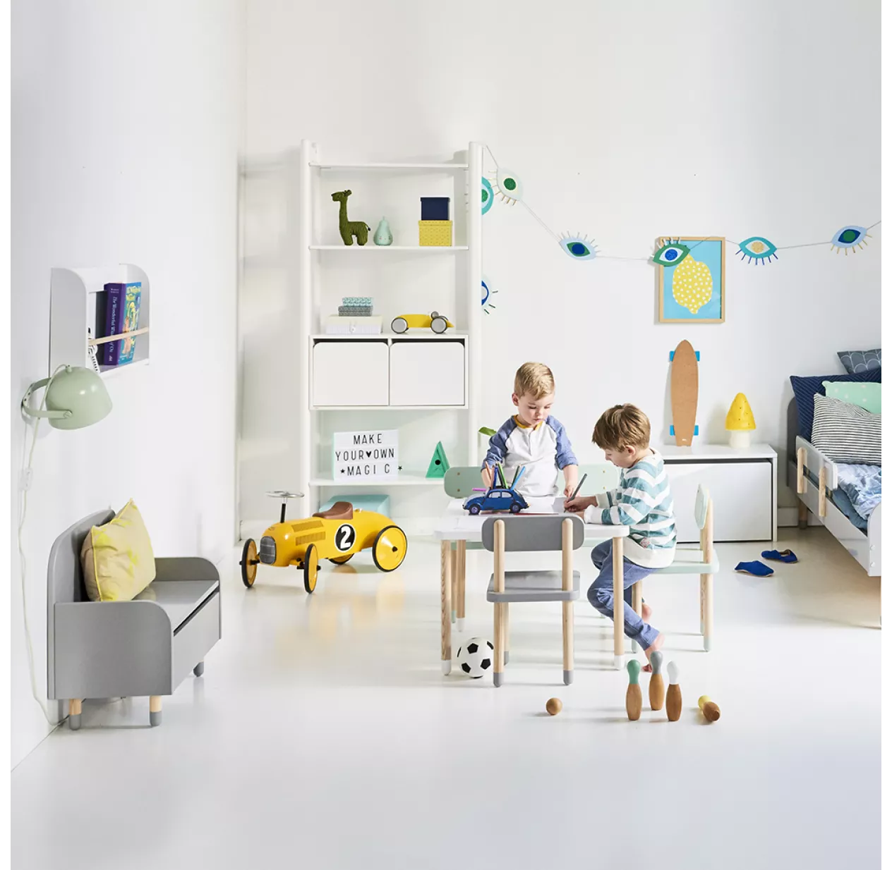 Chaise Enfant - Gris 4 Chaise Enfant - Gris – Image 2