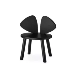 Nofred Chaise Enfant Mouse 2-5 Ans - Noir