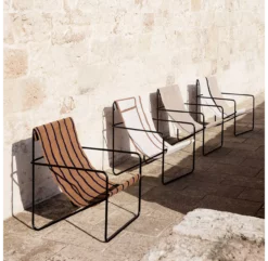 Ferm LIVING Chaise Enfant Desert - Noir/Stripe -LES ENFANTS DU DESIGN Soldes chaise enfant desert stripe noir ferm living 8 1264x1234