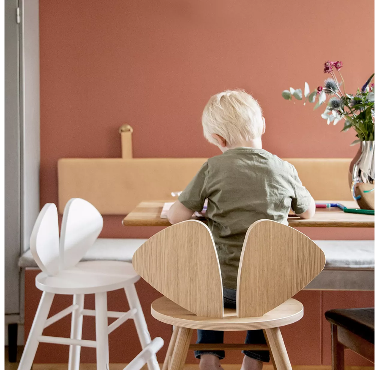 Nofred Chaise Junior Mouse 3-9 Ans - Blanc 5 Nofred Chaise Junior Mouse 3-9 Ans - Blanc – Image 3