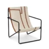 Ferm LIVING Chaise Lounge Desert - Noir/Shape -LES ENFANTS DU DESIGN Soldes chaise lounge adulte desert shape noir ferm living 1 1264x1234