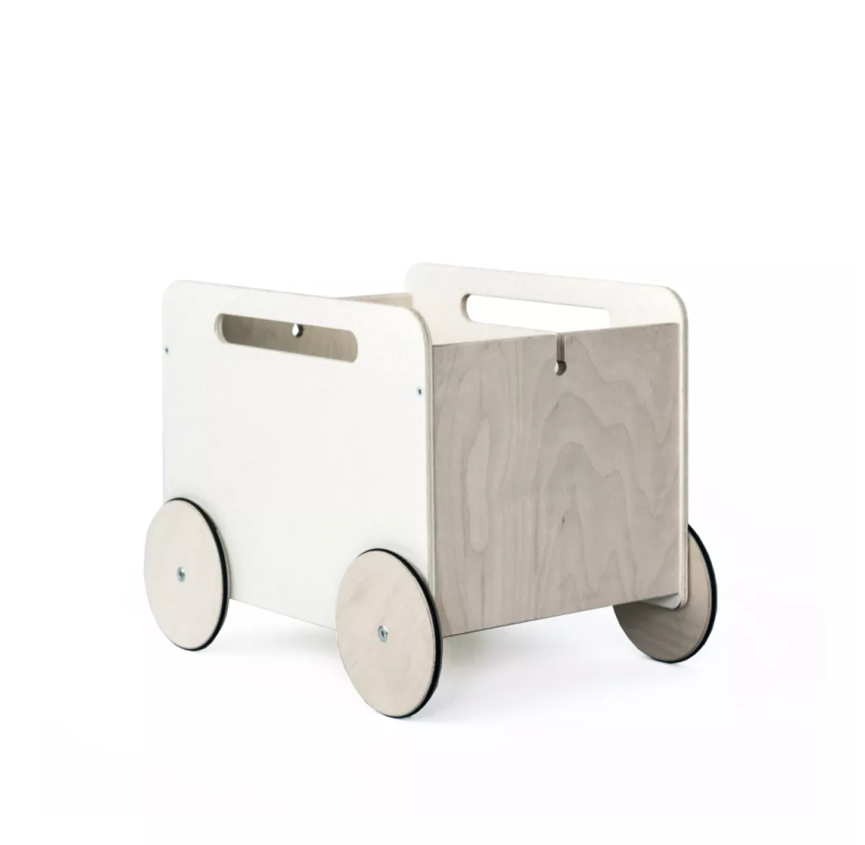 Coffre à Jouets Sur Roues Toy Chest - Blanc 4 Coffre à Jouets Sur Roues Toy Chest - Blanc – Image 2