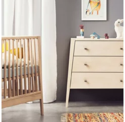 Leander Commode 3 Tiroirs Linea - Chêne -LES ENFANTS DU DESIGN Soldes commode 3 tiroirs linea leander 3 1264x1234