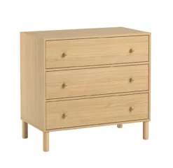 VOX Commode 3 Tiroirs à Langer Tela - Chêne