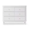Commode 6 Tiroirs Wood - Blanc
