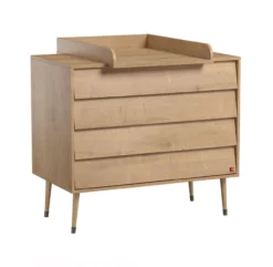 VOX Commode 4 Tiroirs à Langer Bosque - Chêne -LES ENFANTS DU DESIGN Soldes commode bosque vox chene 4 1264x1234